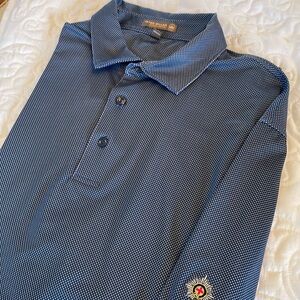 Peter Millar Short Sleeve Golf Jersey Size XL